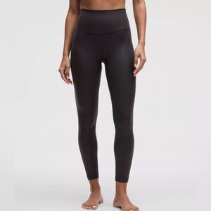 Lululemon Shimmer Black Align Leggings 25’